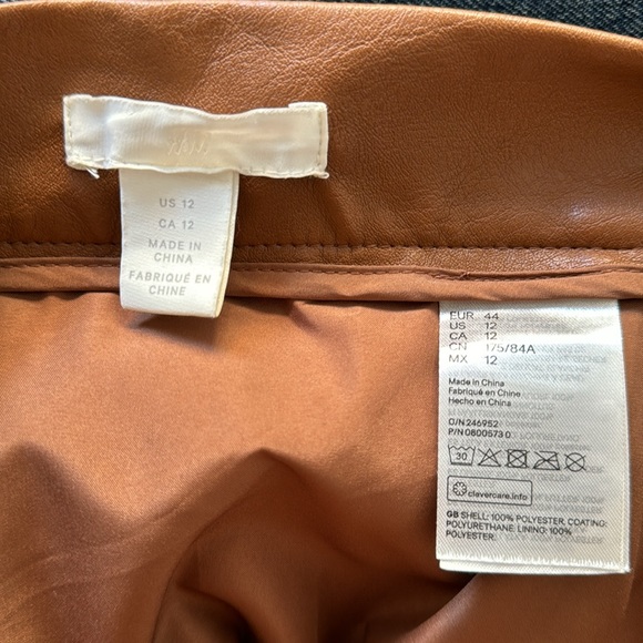 Hm Pu leather skirt - Picture 3 of 3